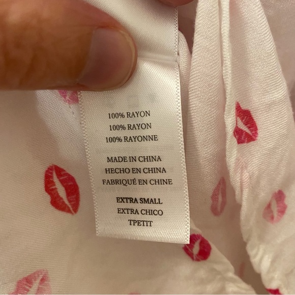 Rails Rosci KISS Me Down Button Down shirt XS - Picture 15 of 16